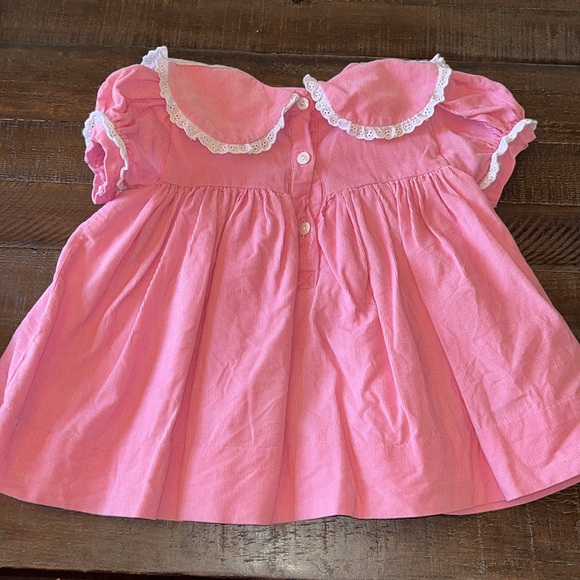 EUC Girls’ Cecil & Lou Pink Corduroy Pumpkin Set Sz 4T - Picture 6 of 7